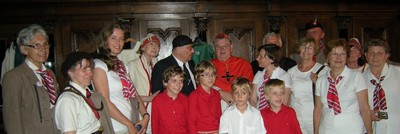 V zakristii s panem kardinálem